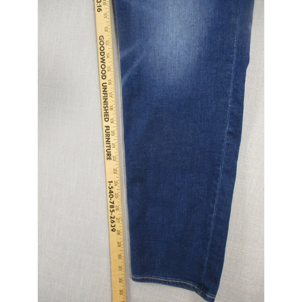 Banana Republic Mens 34x30 Rapid Movement Denim Straight Leg‎ Blue Jeans 7801